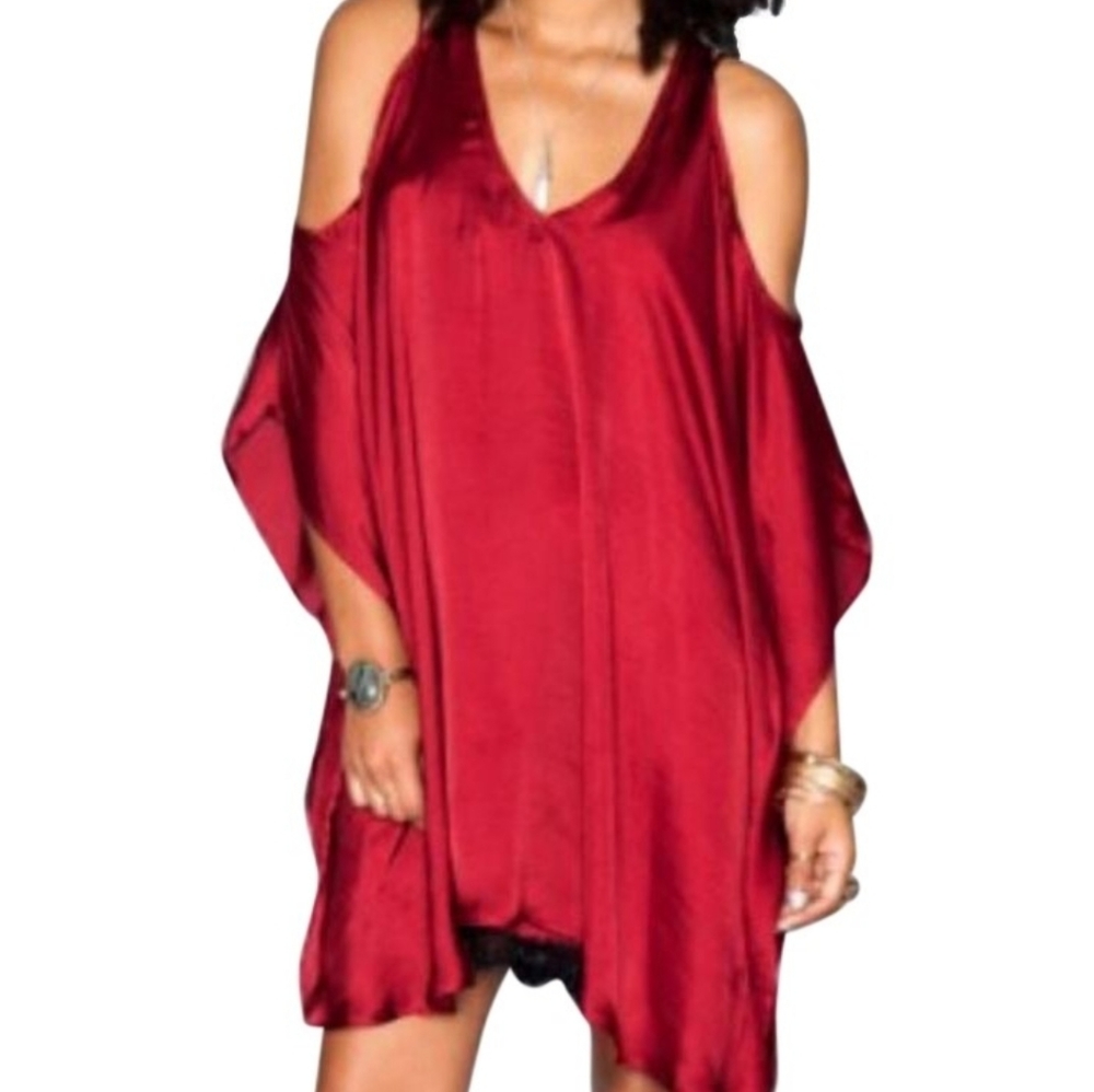 SMYM  Ruby Peta-boo Tunic Size S